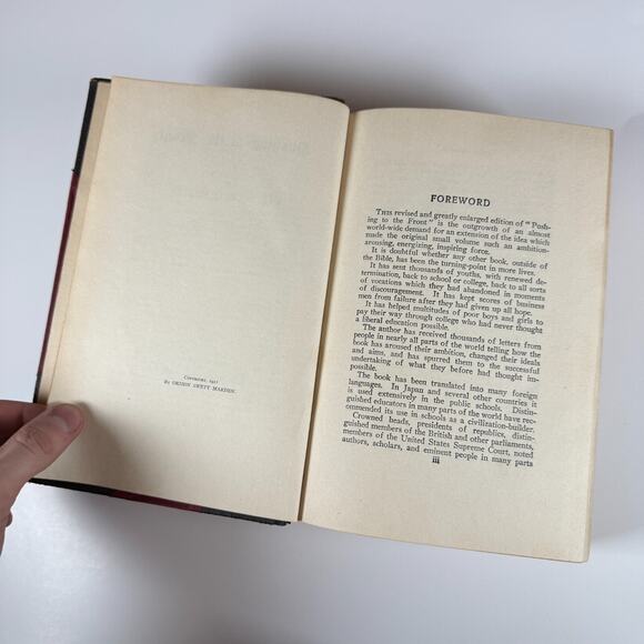 PUSHING TO THE FRONT by Orison Swett Marden 1911 Antique Book - Picture 8 of 15